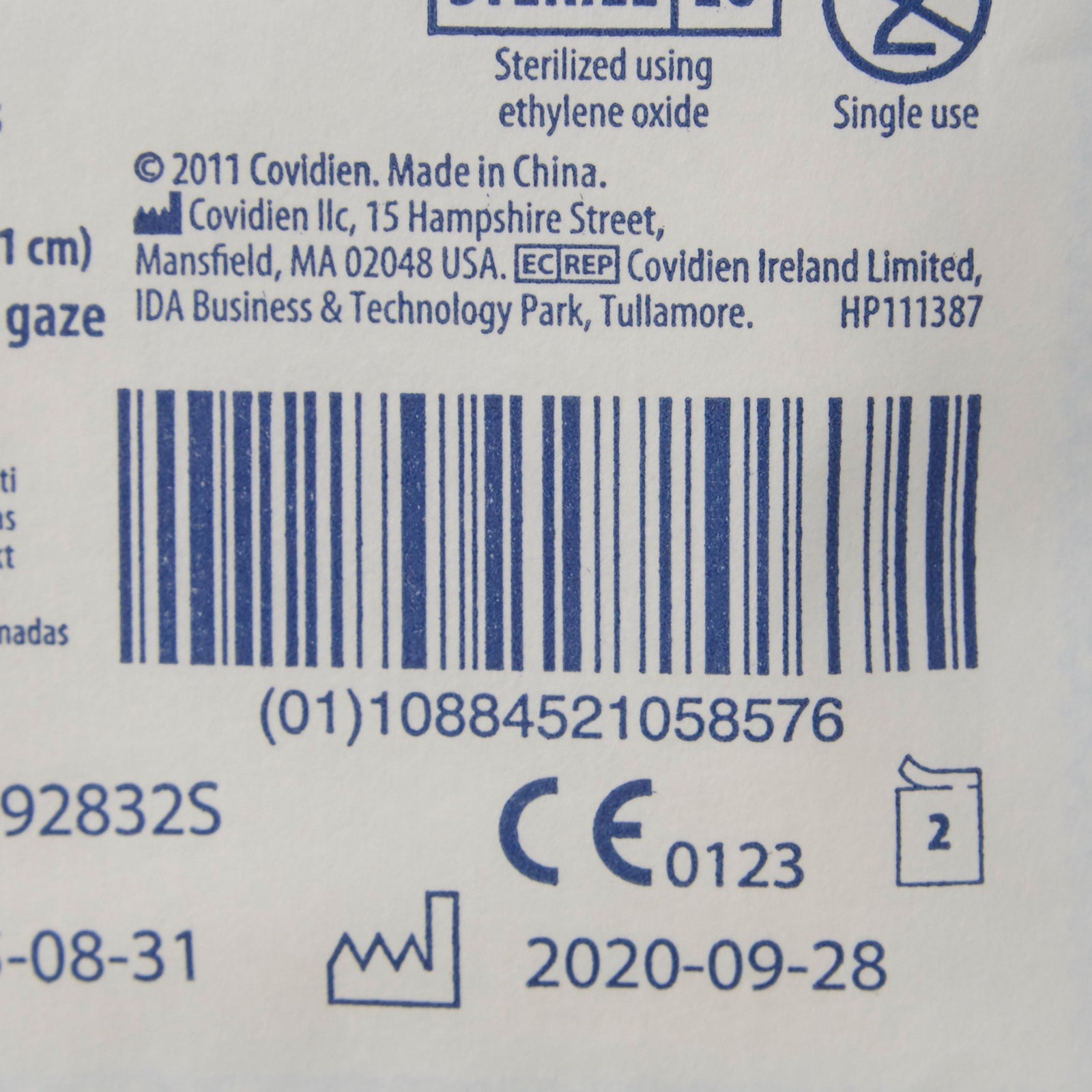 COVIDIEN Curity Gauze Sponges