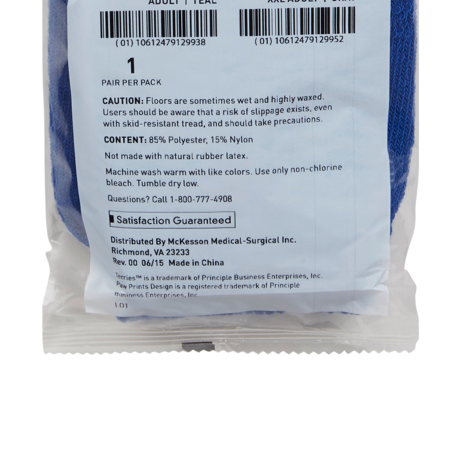 McKesson Terries Slipper Socks