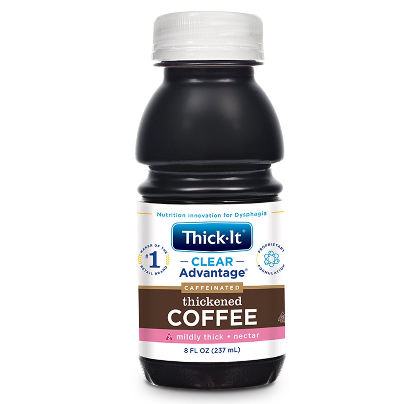 Thick-It Clear Advantage Thickened Beverage, Coffee, 8-oz. Container