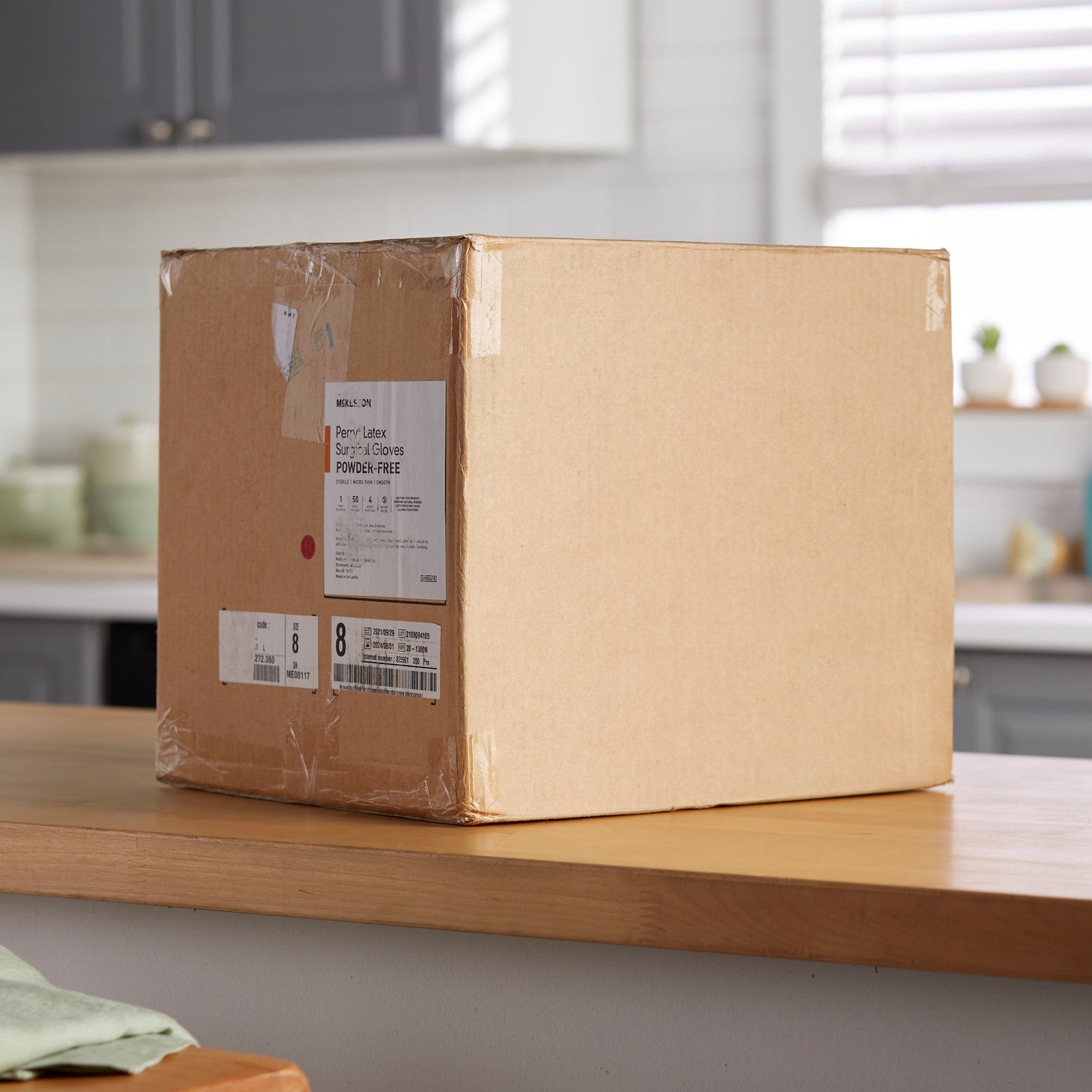 McKesson Perry Latex Standard Cuff Length Surgical Glove