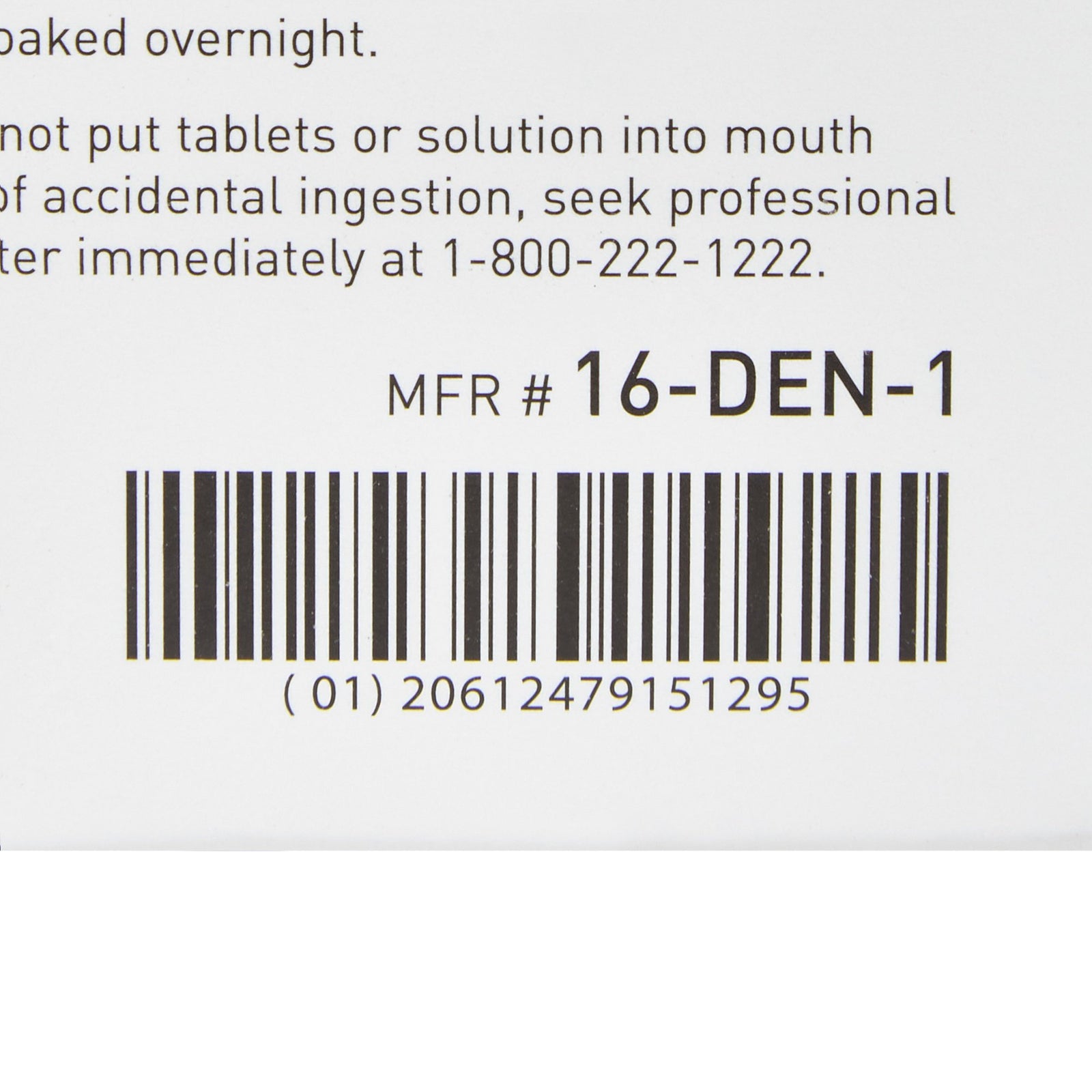 McKesson Denture Cleaner