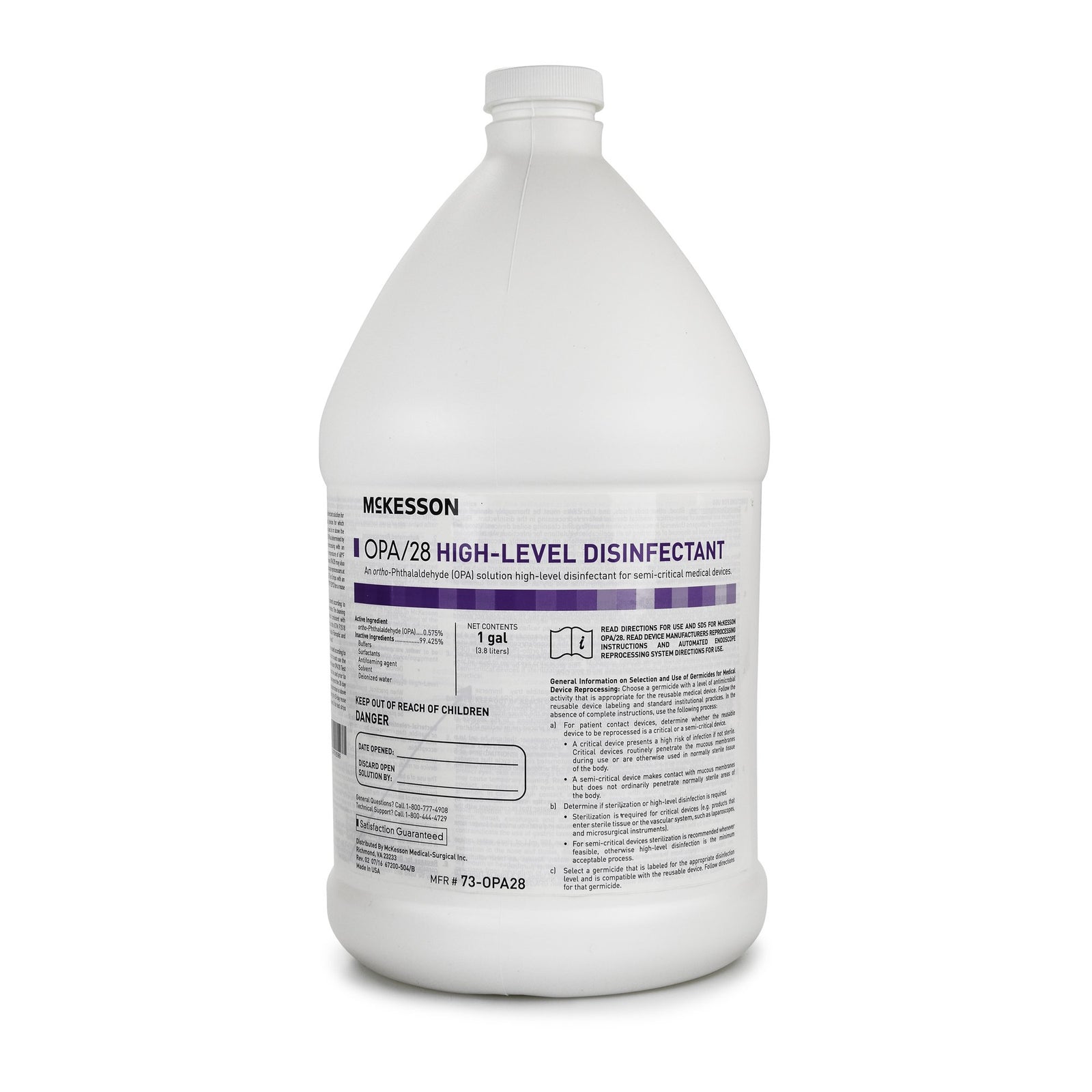 McKesson OPA/28 Opa High-Level Disinfectant