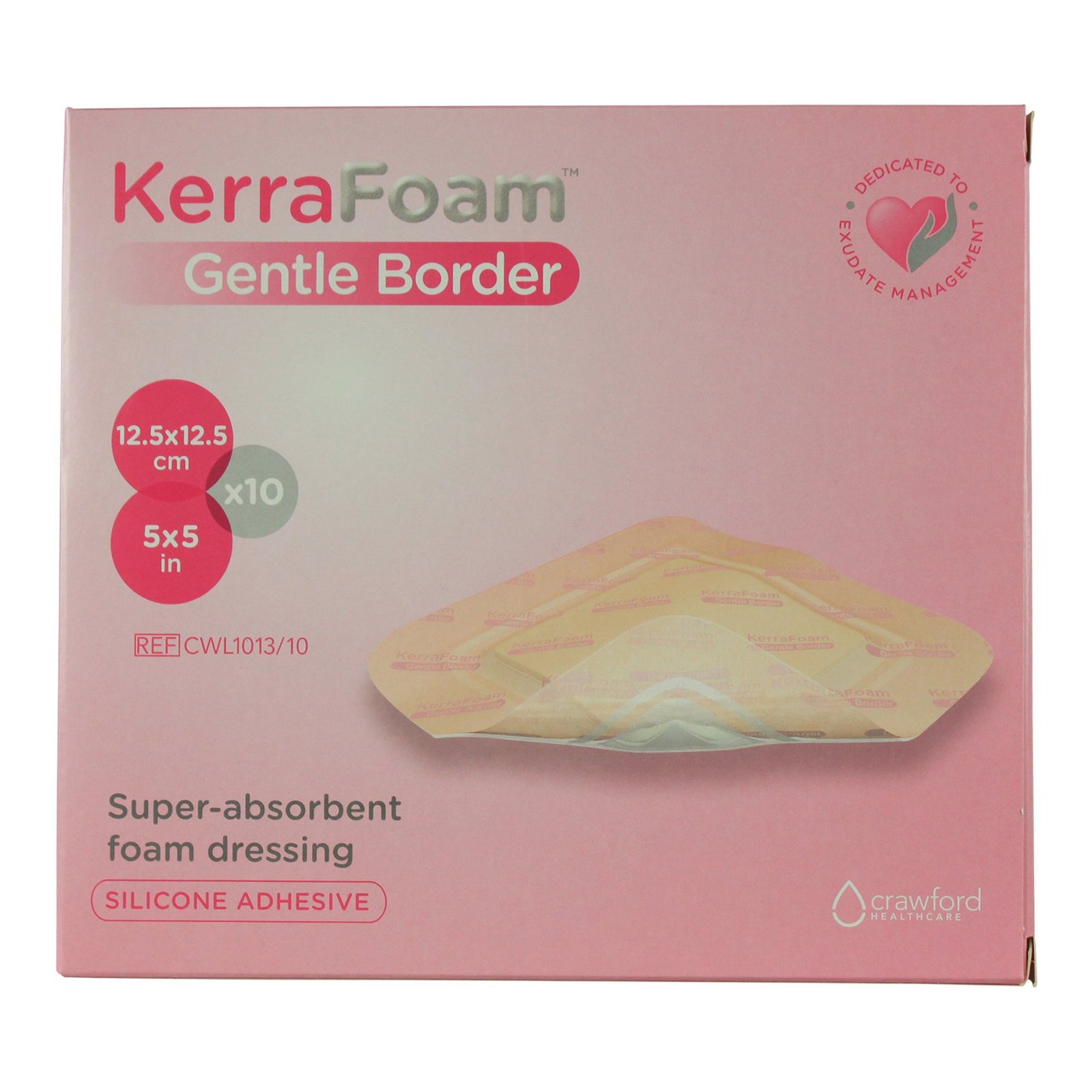 KerraFoam Gentle Border Silicone Foam Dressing