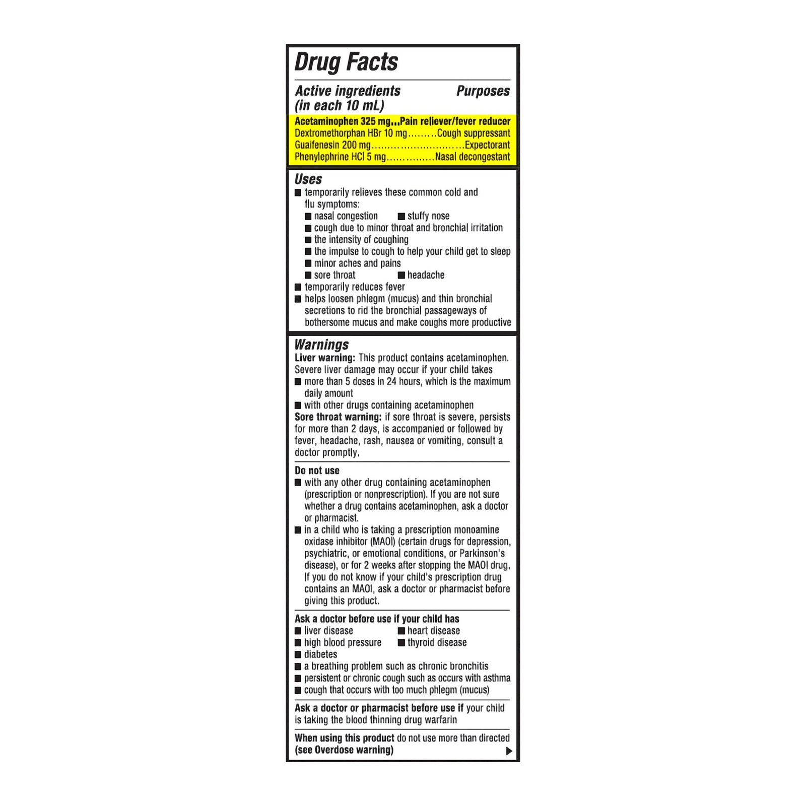 Children's Mucinex Children's Cold And Cough Relief