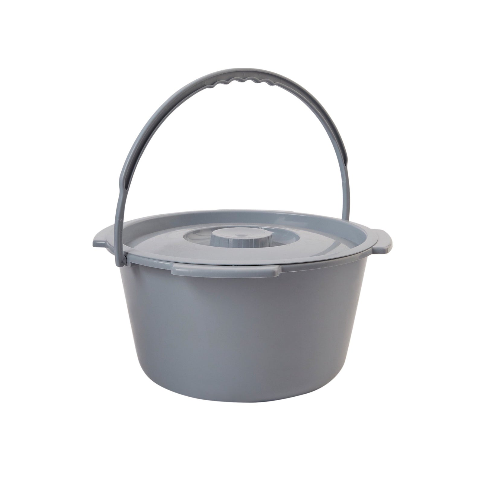 McKesson Commode Bucket With Metal Handle And Cover