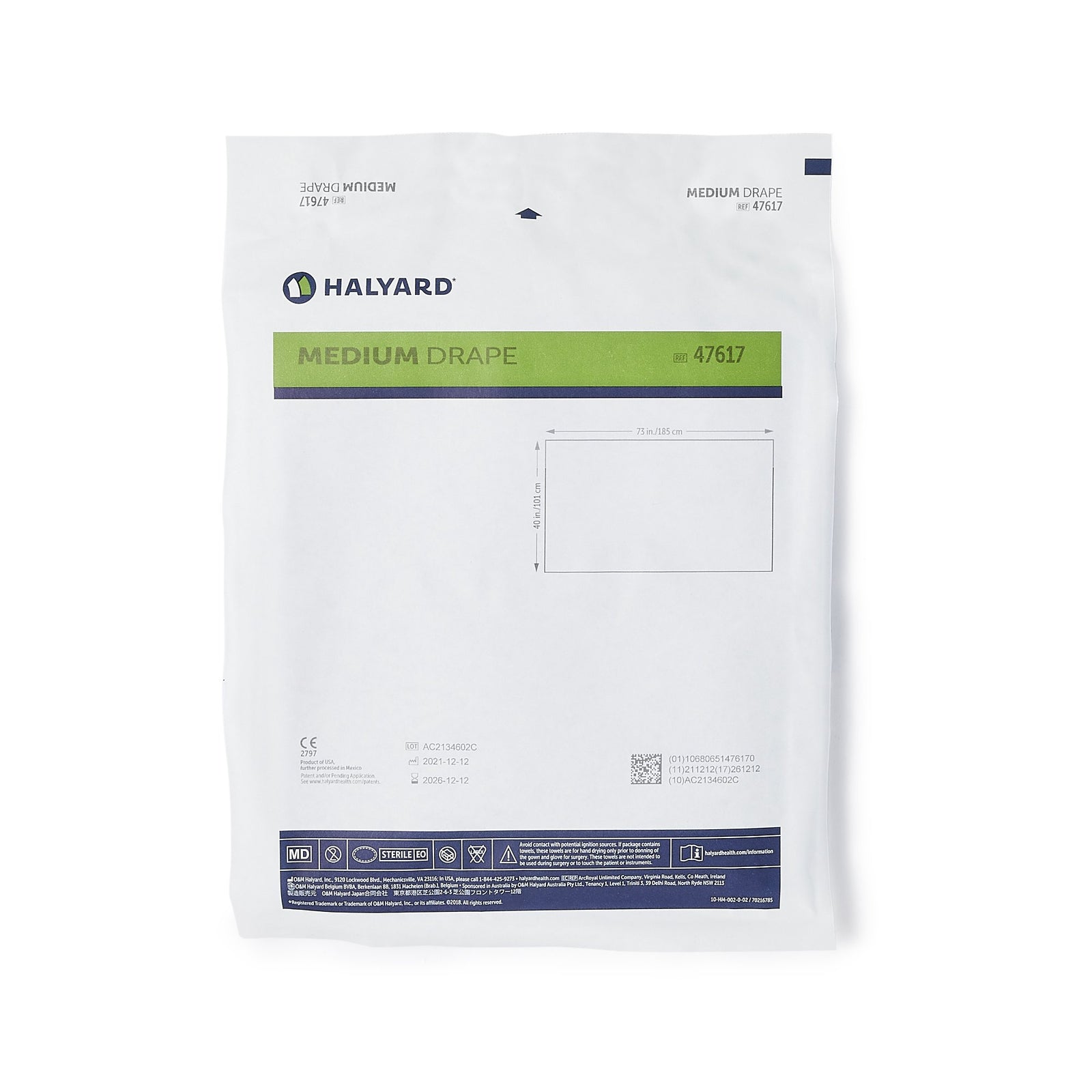 General Purpose Drape Large Drape 55 W X 76 L Inch Sterile