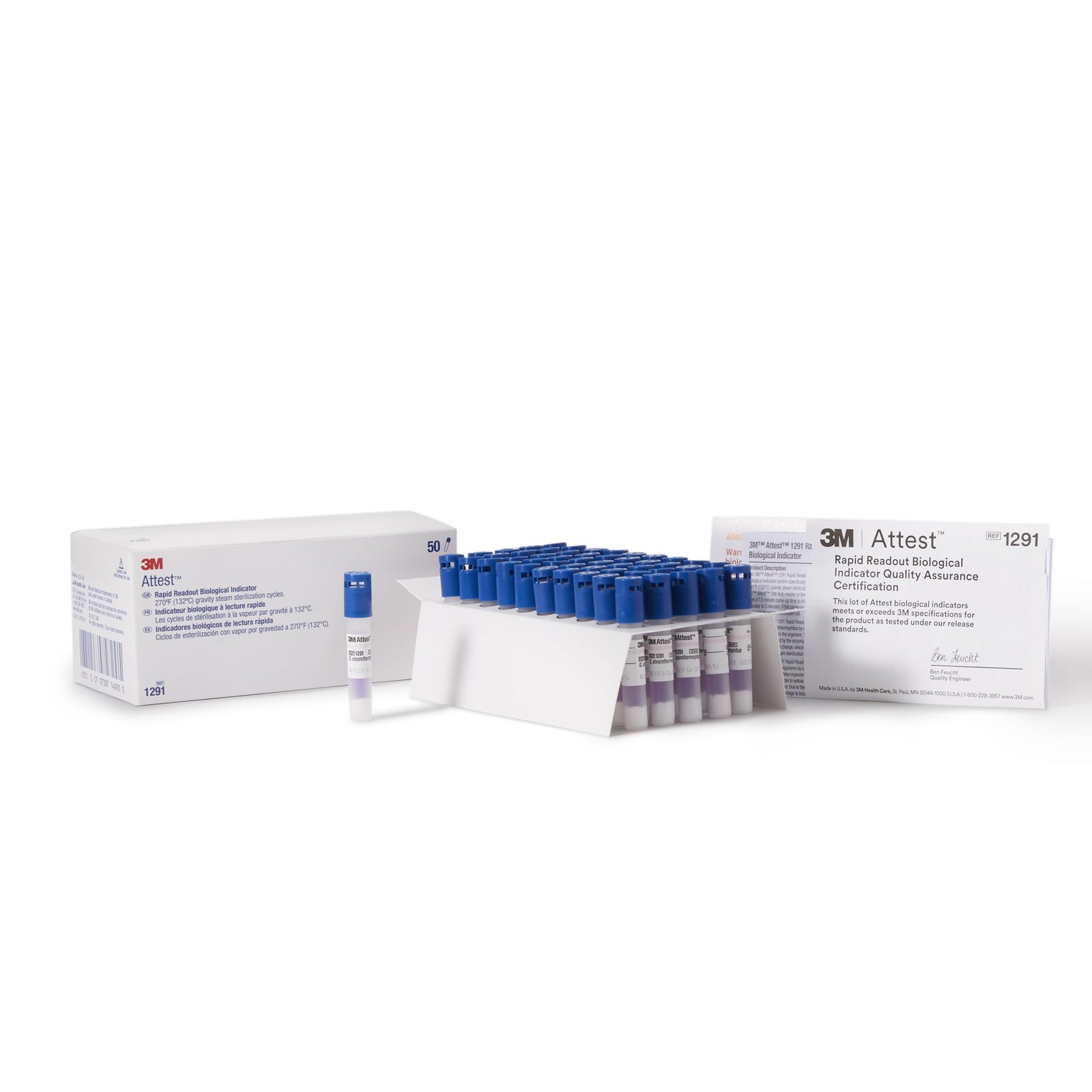 Attest Rapid Readout Sterilization Biological Indicator Vial