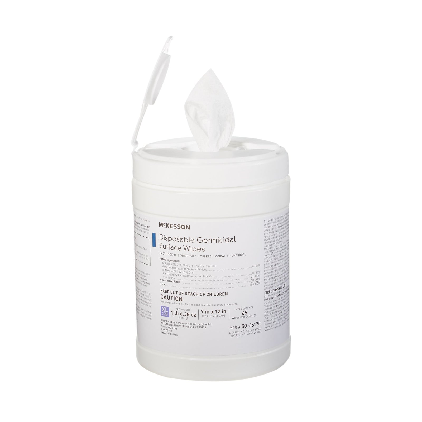 McKesson Germicidal Surface Wipes