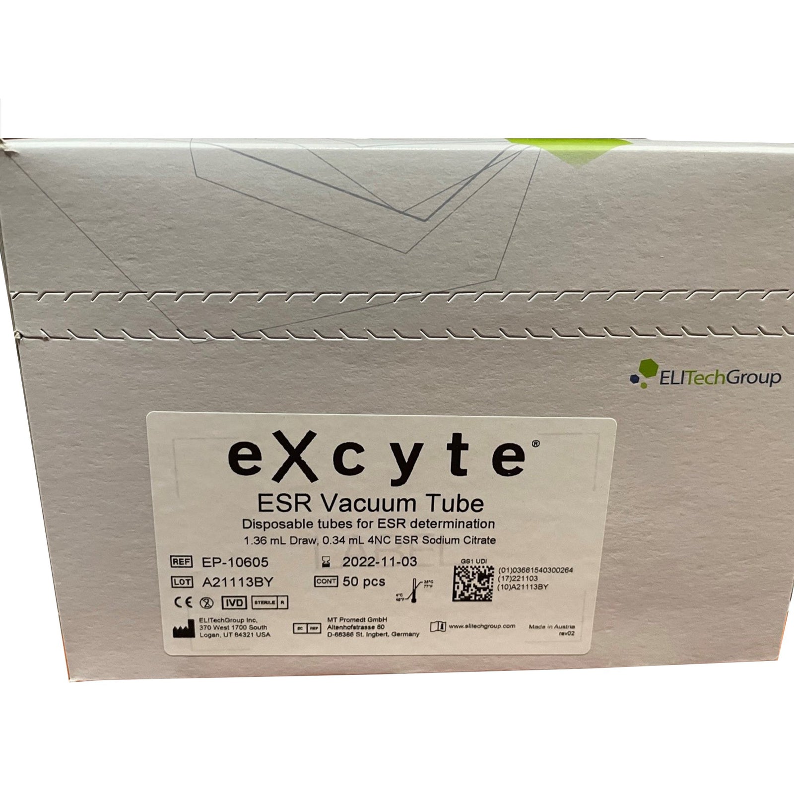 Excyte Vacuum Glass Tube