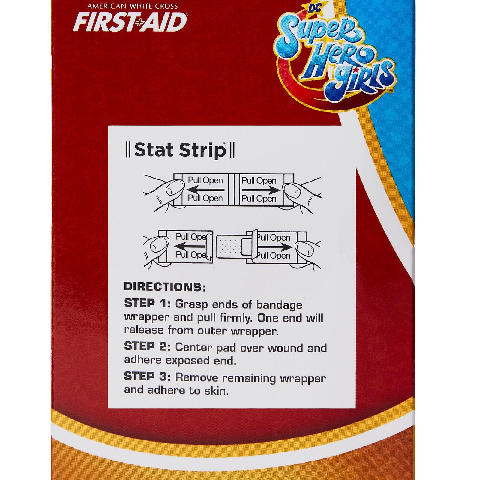 American White Cross Stat Strip Adhesive Strip