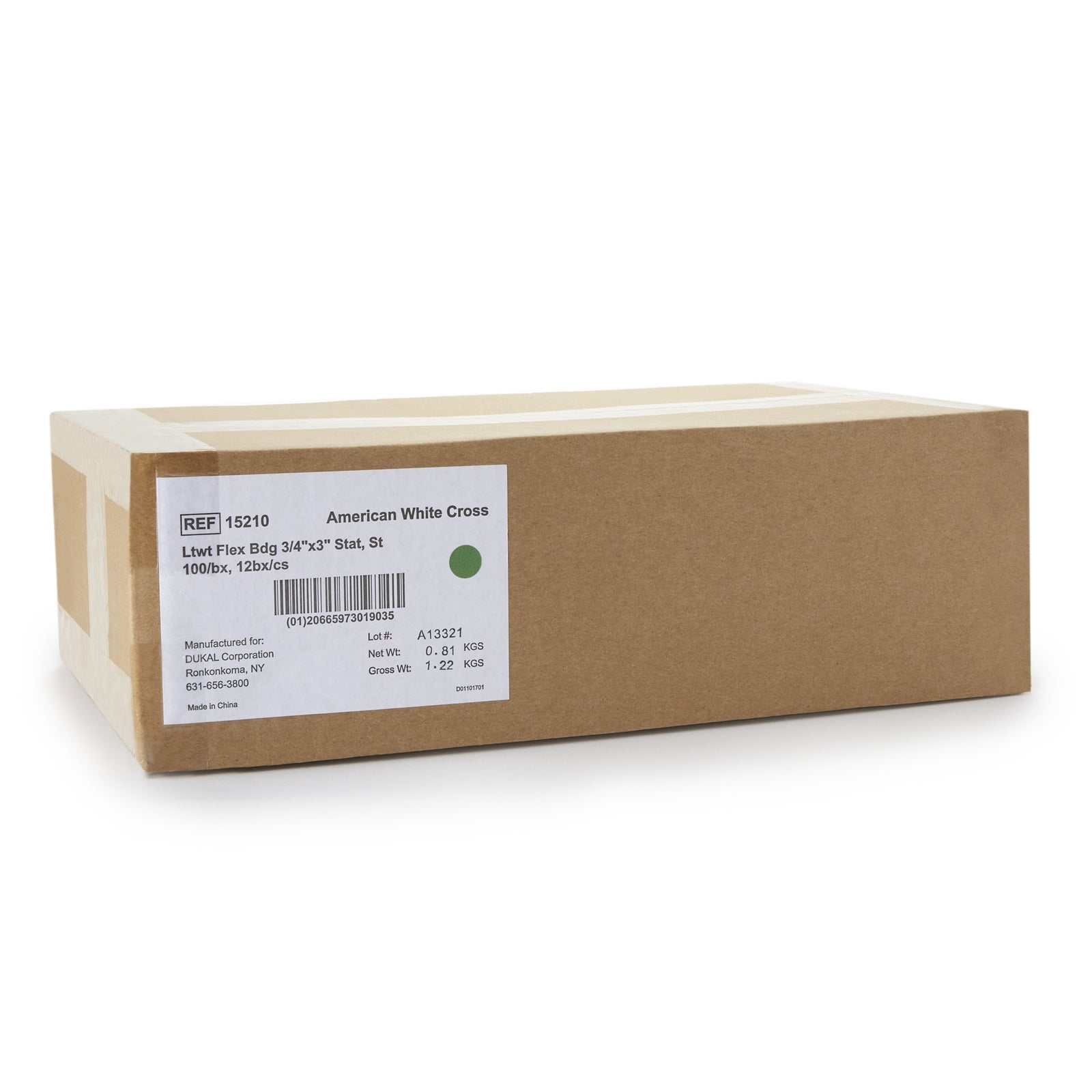 American White Cross Stat Strip Adhesive Strip