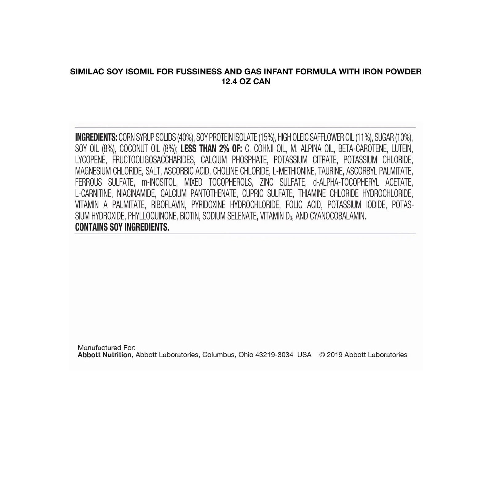 Similac Soy Isomil Infant Formula