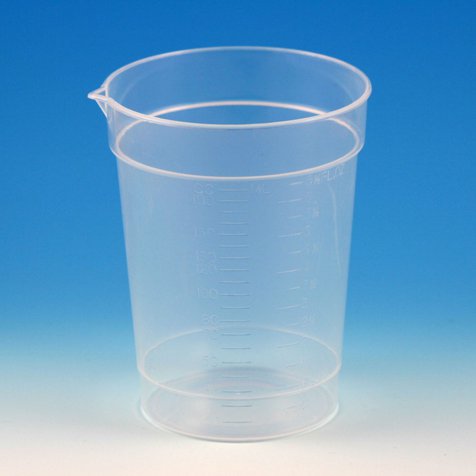 Specimen Container With Pour Spout 2-1/8 X 3-7/16 Inch 192 Ml (6.5 Oz.) Without Closure Unprinted Nonsterile