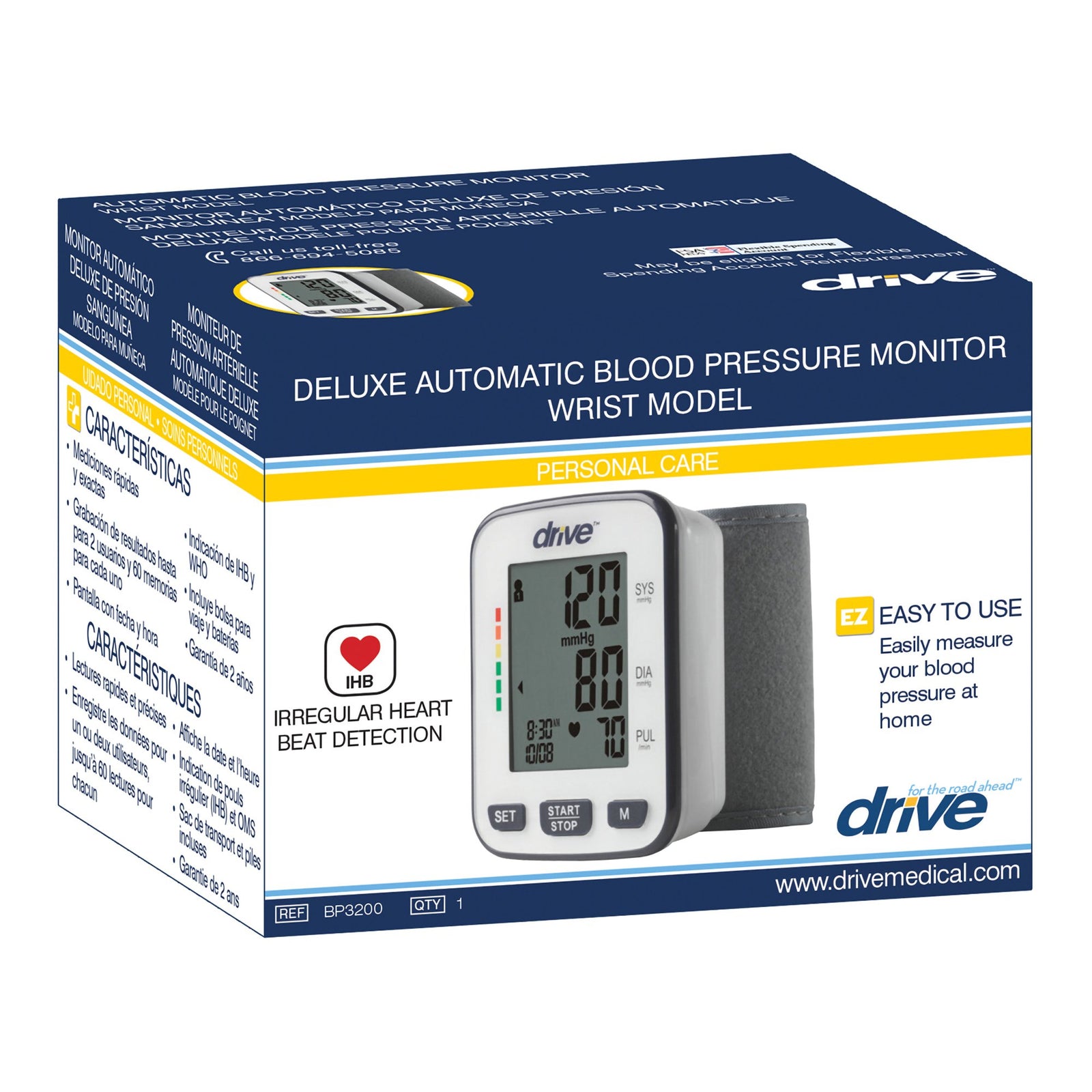drive Home Automatic Digital Blood Pressure Monitor