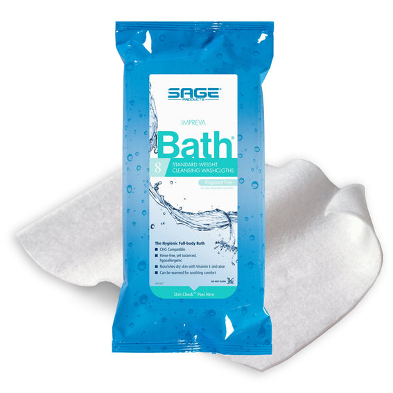 Impreva Bath Rinse-Free Bath Wipe