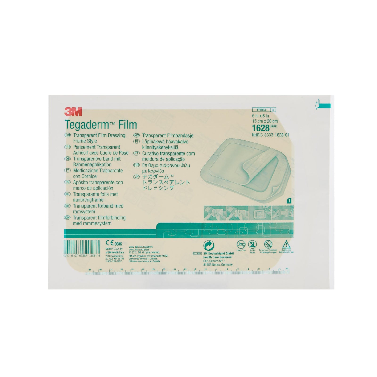 3M Tegaderm Transparent Film Dressing Frame Style