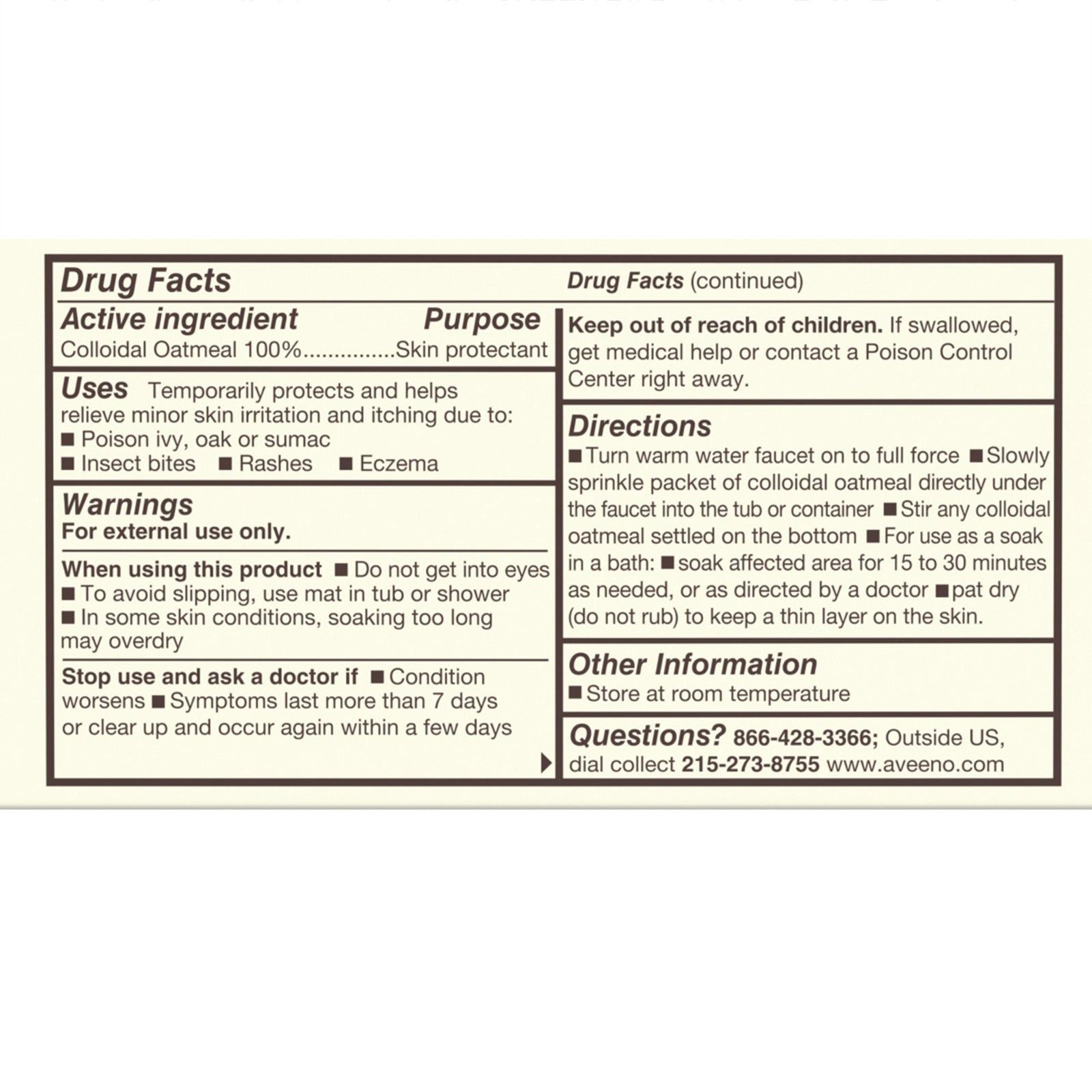 Aveeno Bath Additive