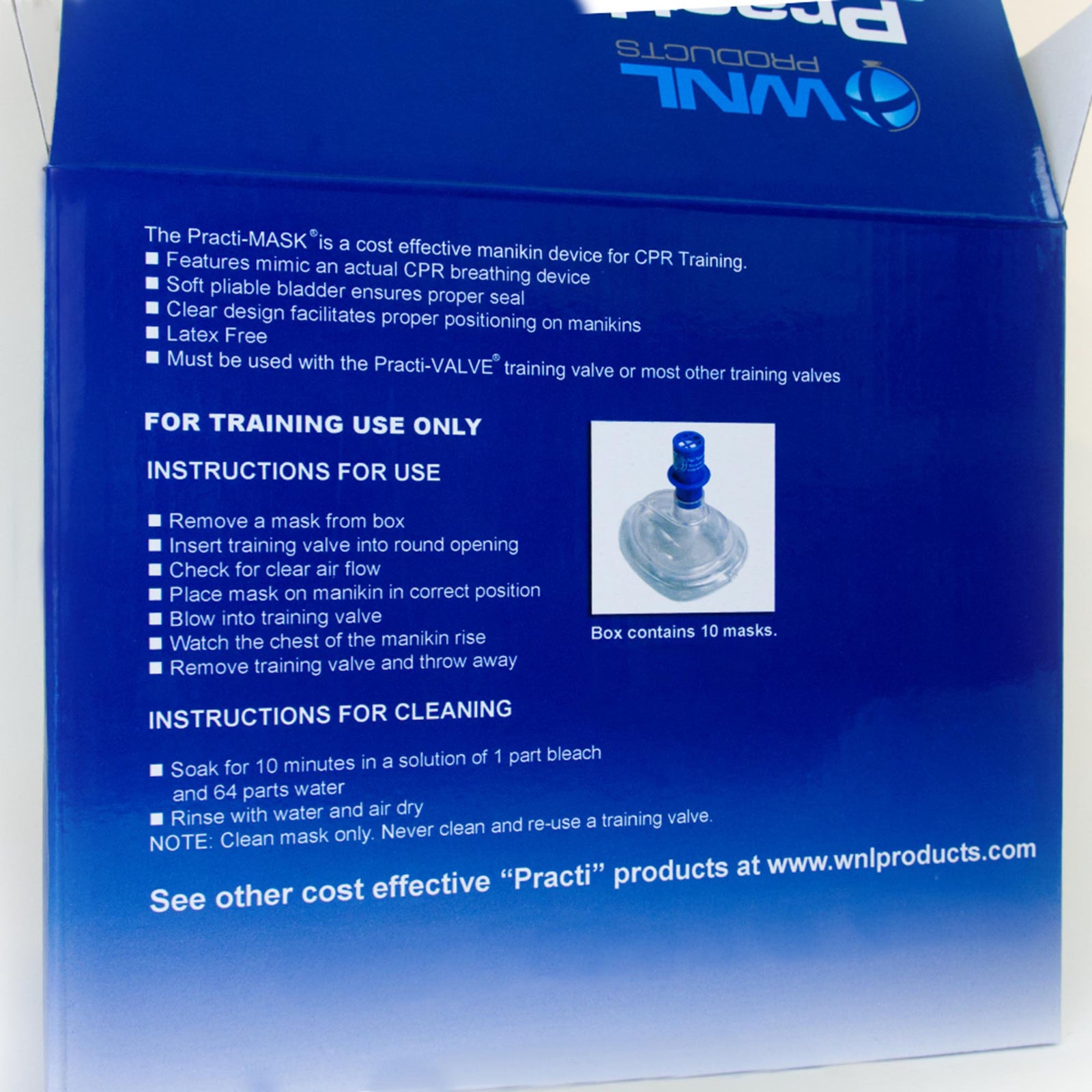Practi-MASK Cpr Trainer With Training Valve Combo