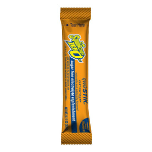 Sqwincher® Quik Stik® Zero Orange Electrolyte Replenishment Drink Mix, 0.11 oz. Individual Packet image