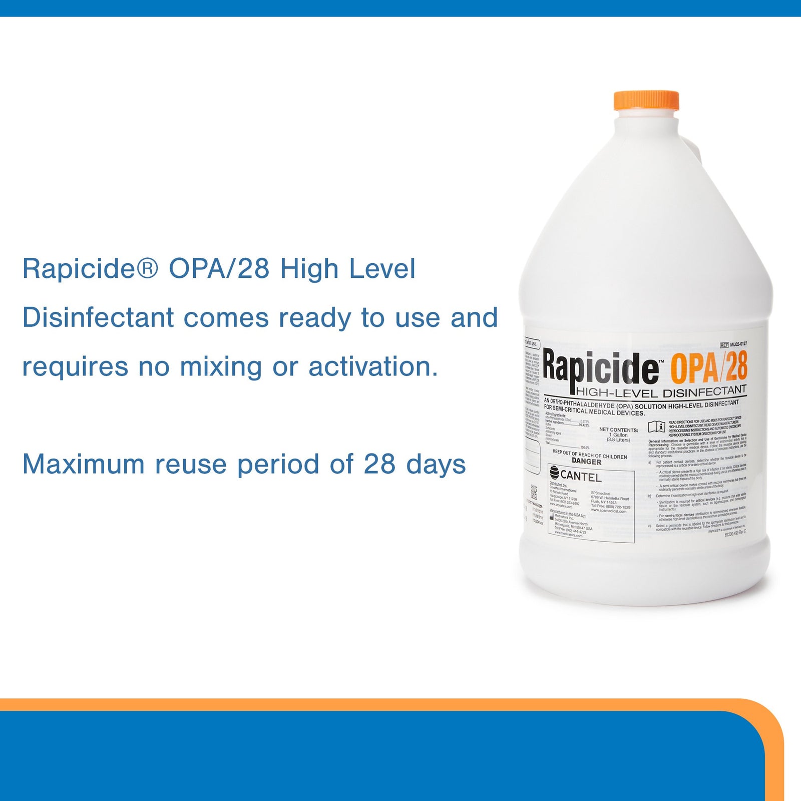 Rapicide OPA/28 Opa High-Level Disinfectant