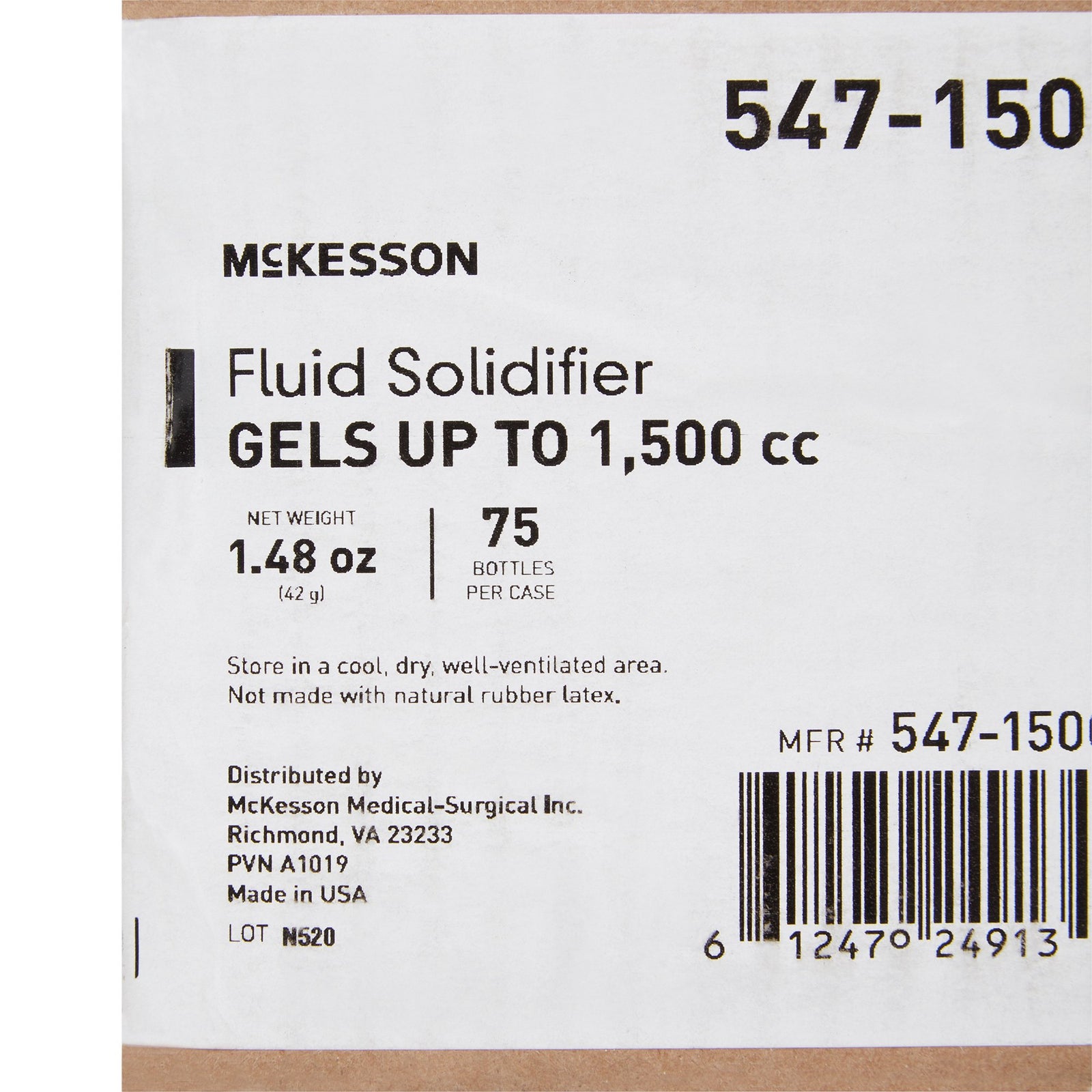 McKesson Fluid Solidifier