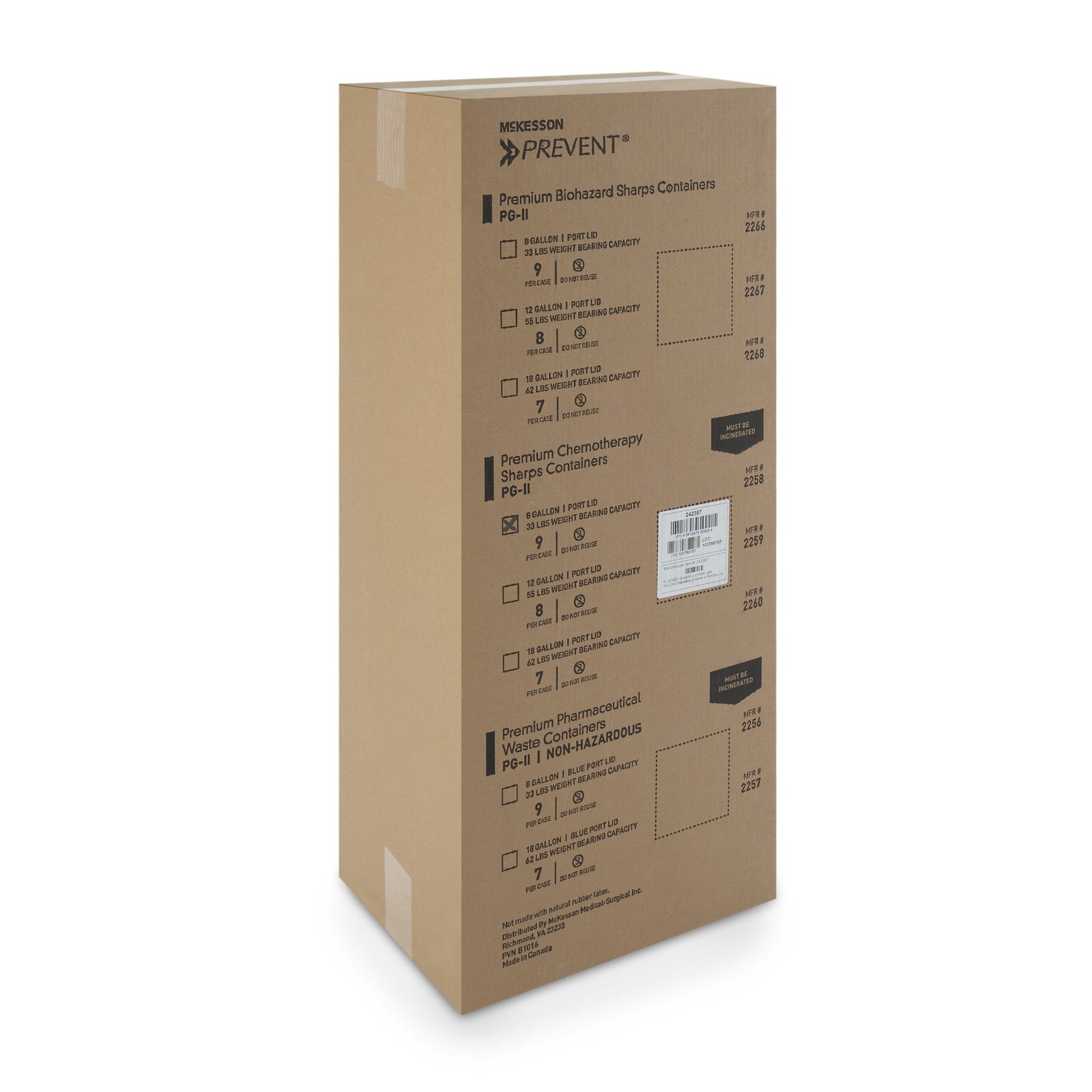 McKesson Prevent Chemotherapy Waste Container