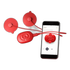 PowerDot 2.0 Uno pod with smartphone app showing guided program