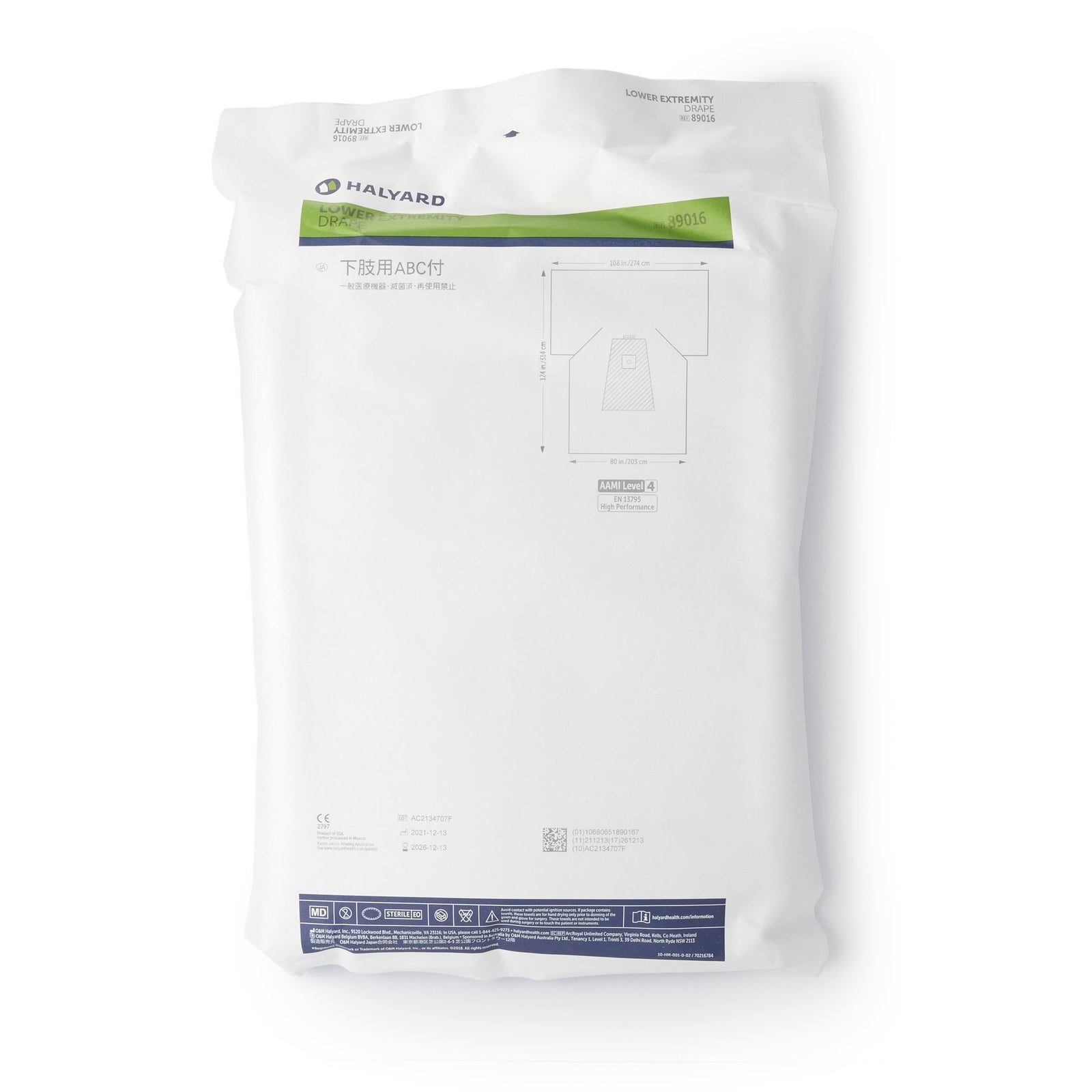 Orthopedic Drape Beach Chair Shoulder Drape 100 W X 172 L Inch Sterile