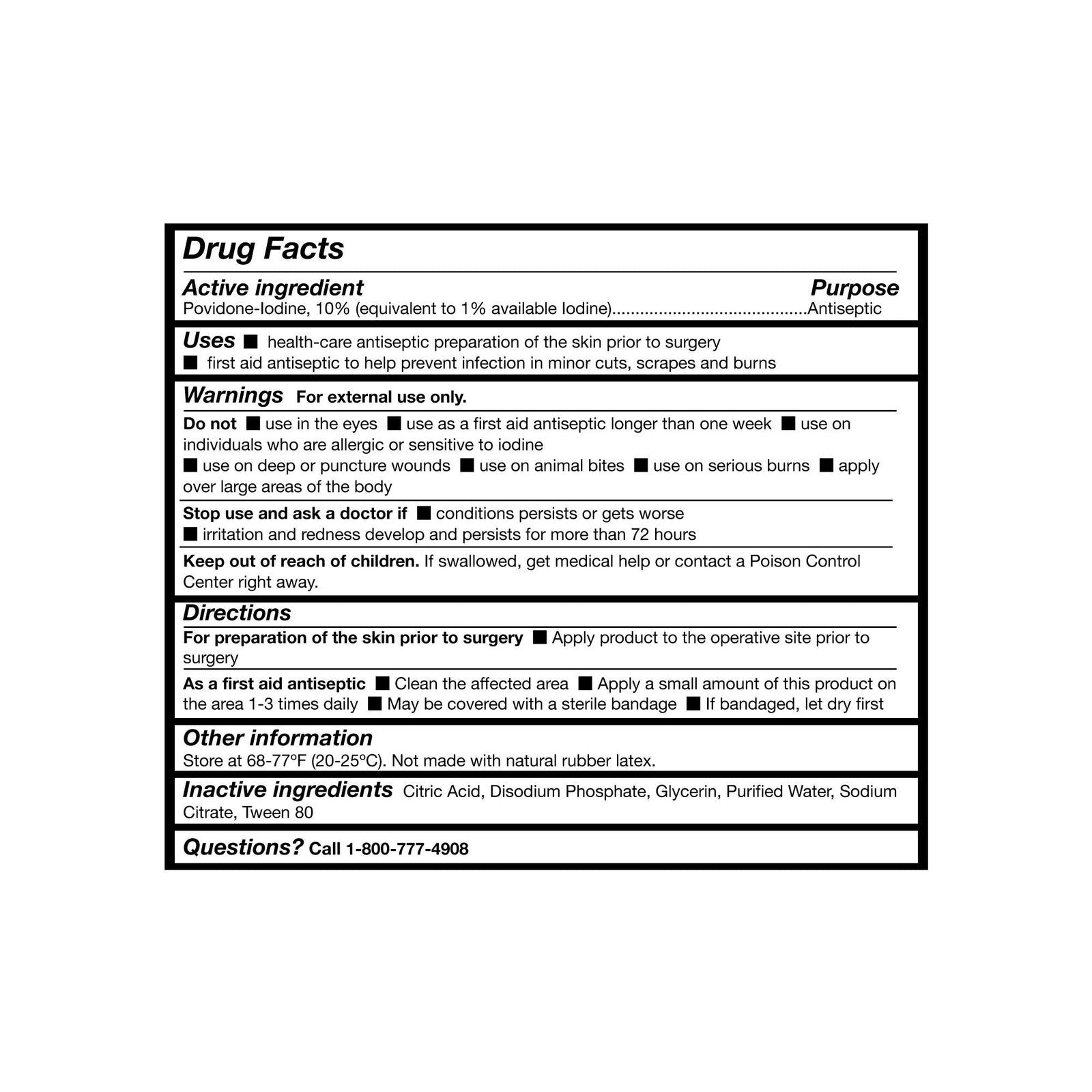 McKesson Skin Prep Solution