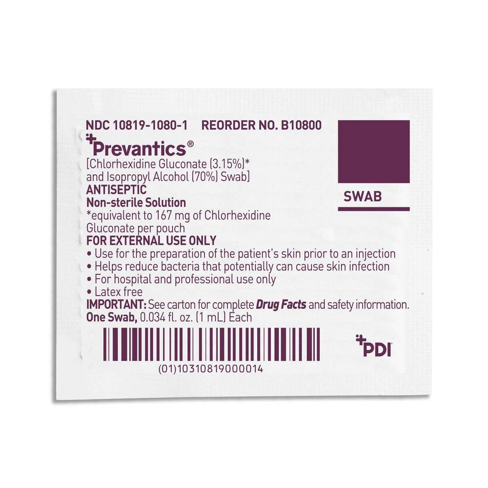 Prevantics Swab