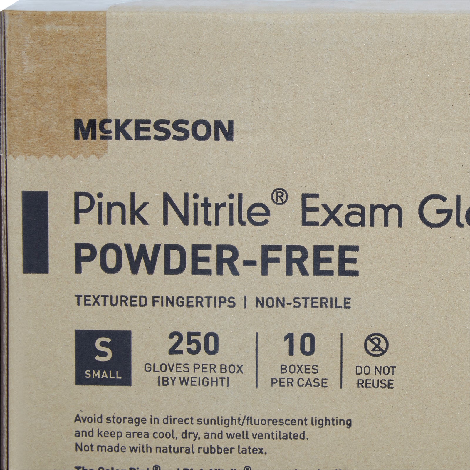 McKesson Pink Nitrile Nitrile Exam Glove
