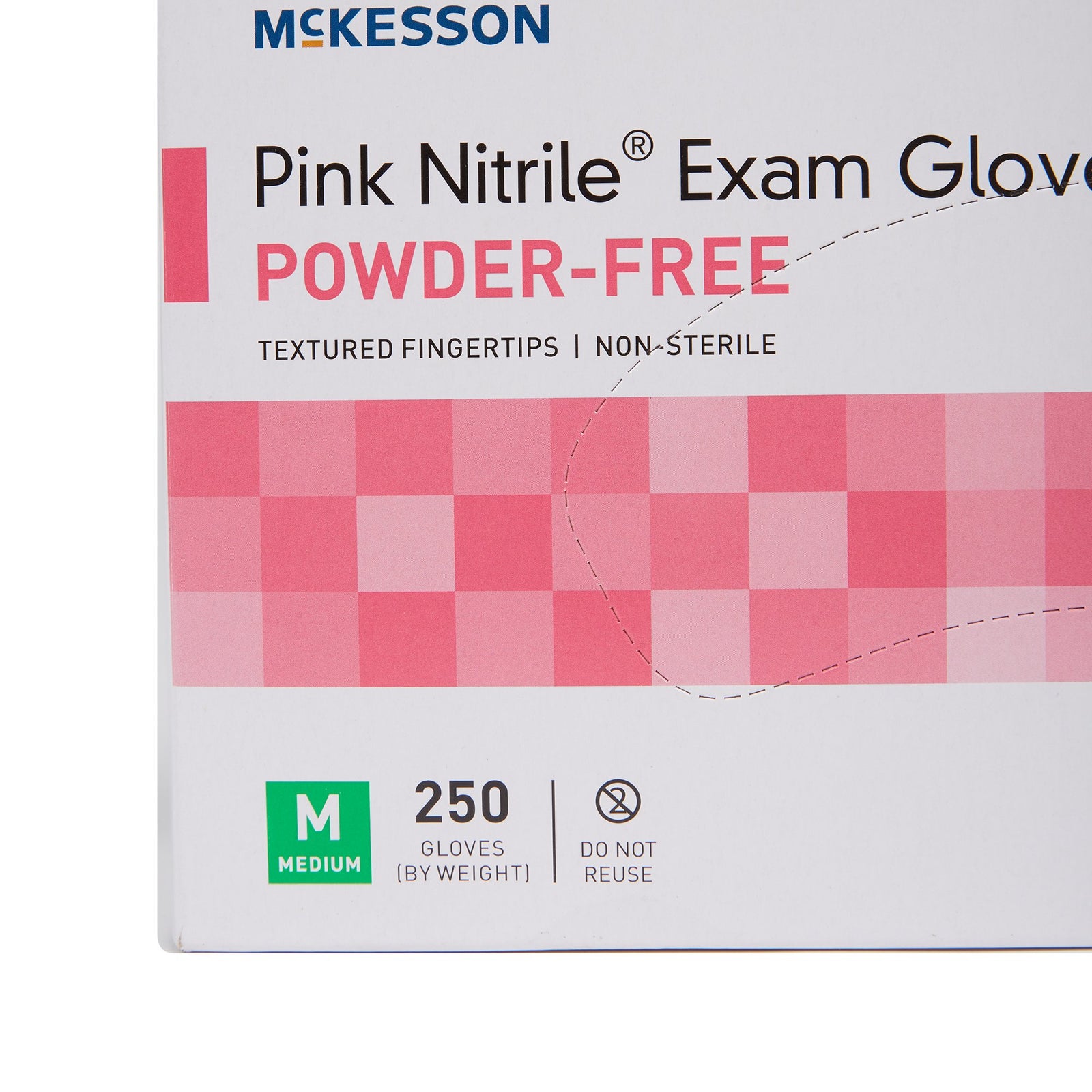 McKesson Pink Nitrile Nitrile Exam Glove