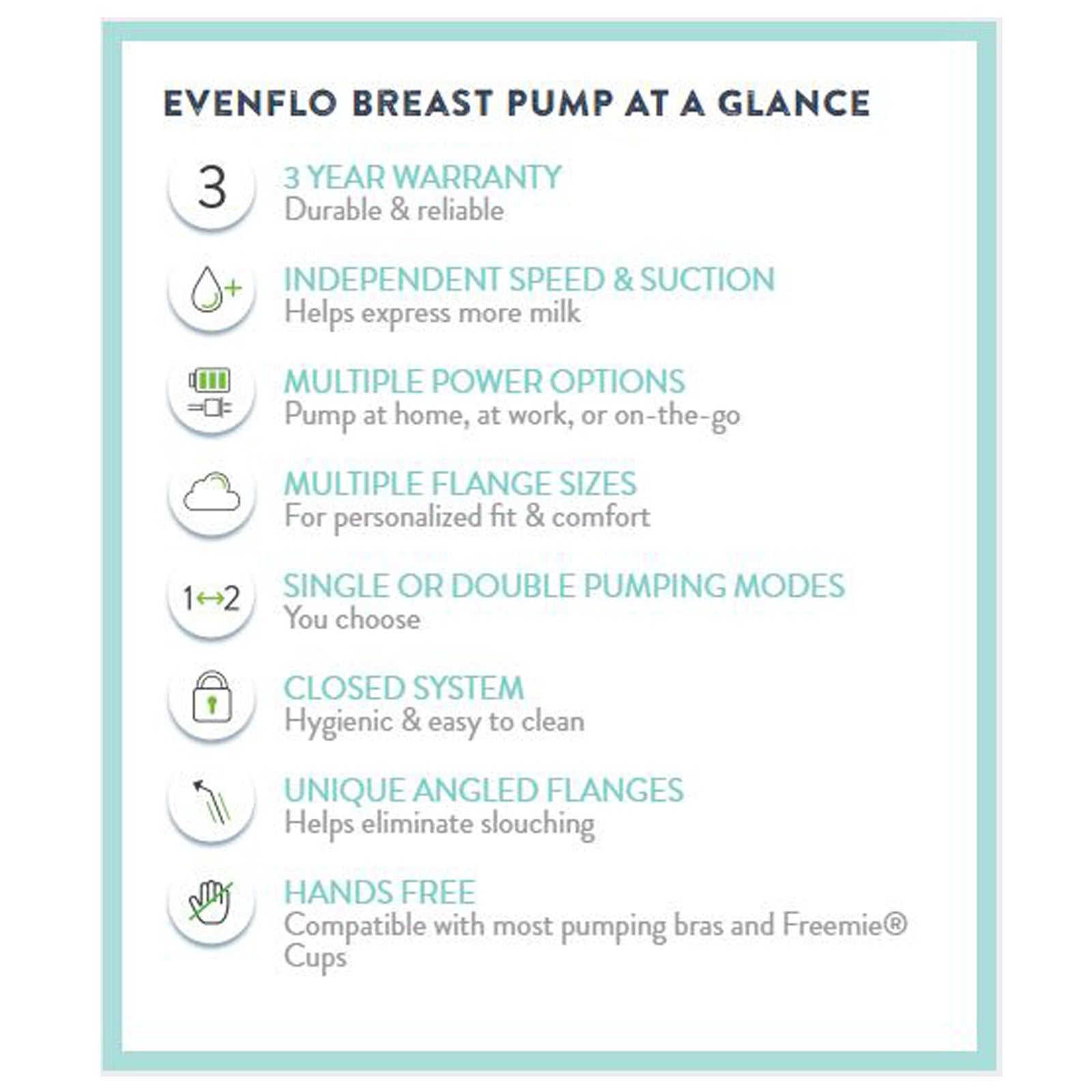 Evenflo® Advanced Double Electric Breast Pump Kit