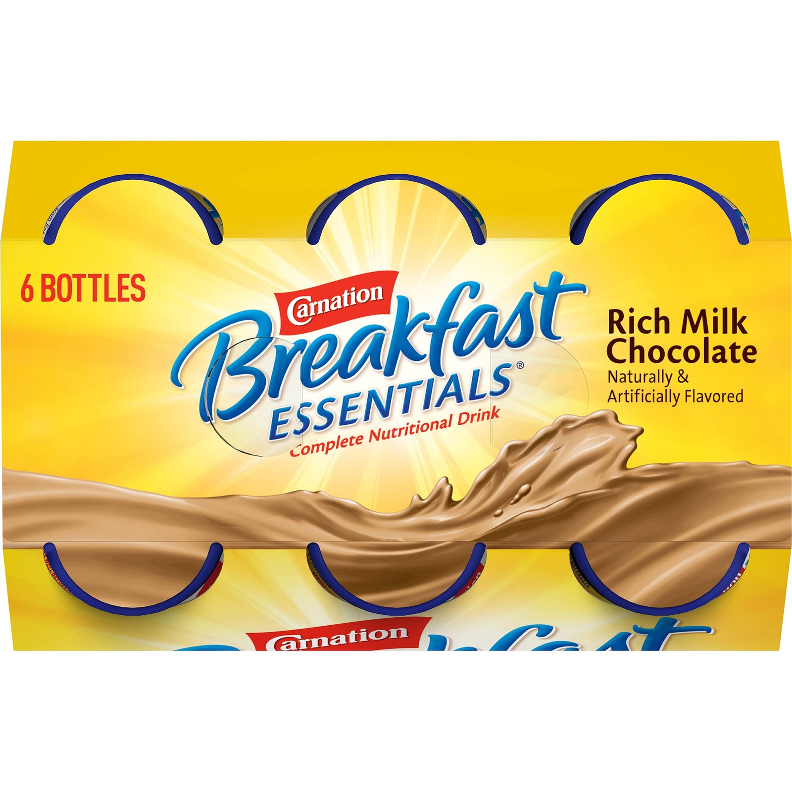 Nestle Healthcare Nutrition Carnation Breakfast Essentials, 240 Calories, Rich Milk Chocolate, 8 oz