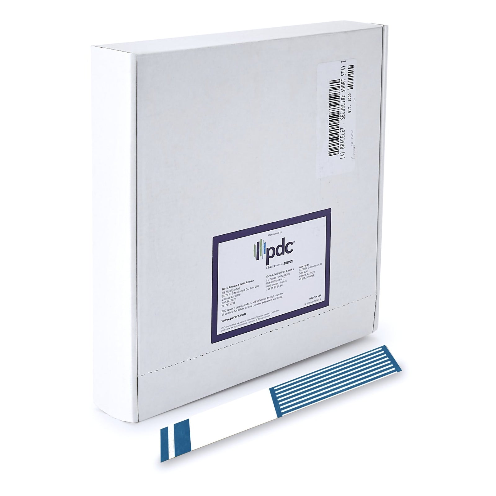 Short Stay Identification Wristband