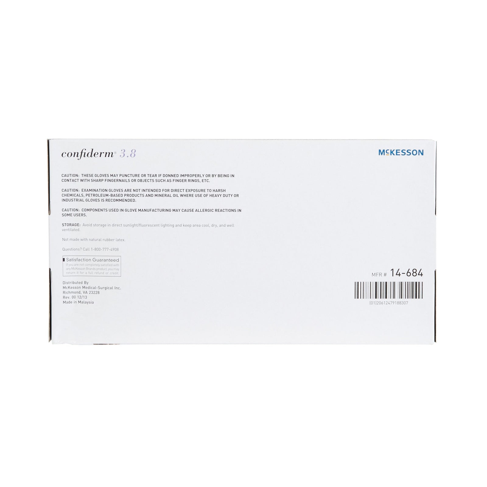 McKesson Confiderm 3.8 Nitrile Exam Glove