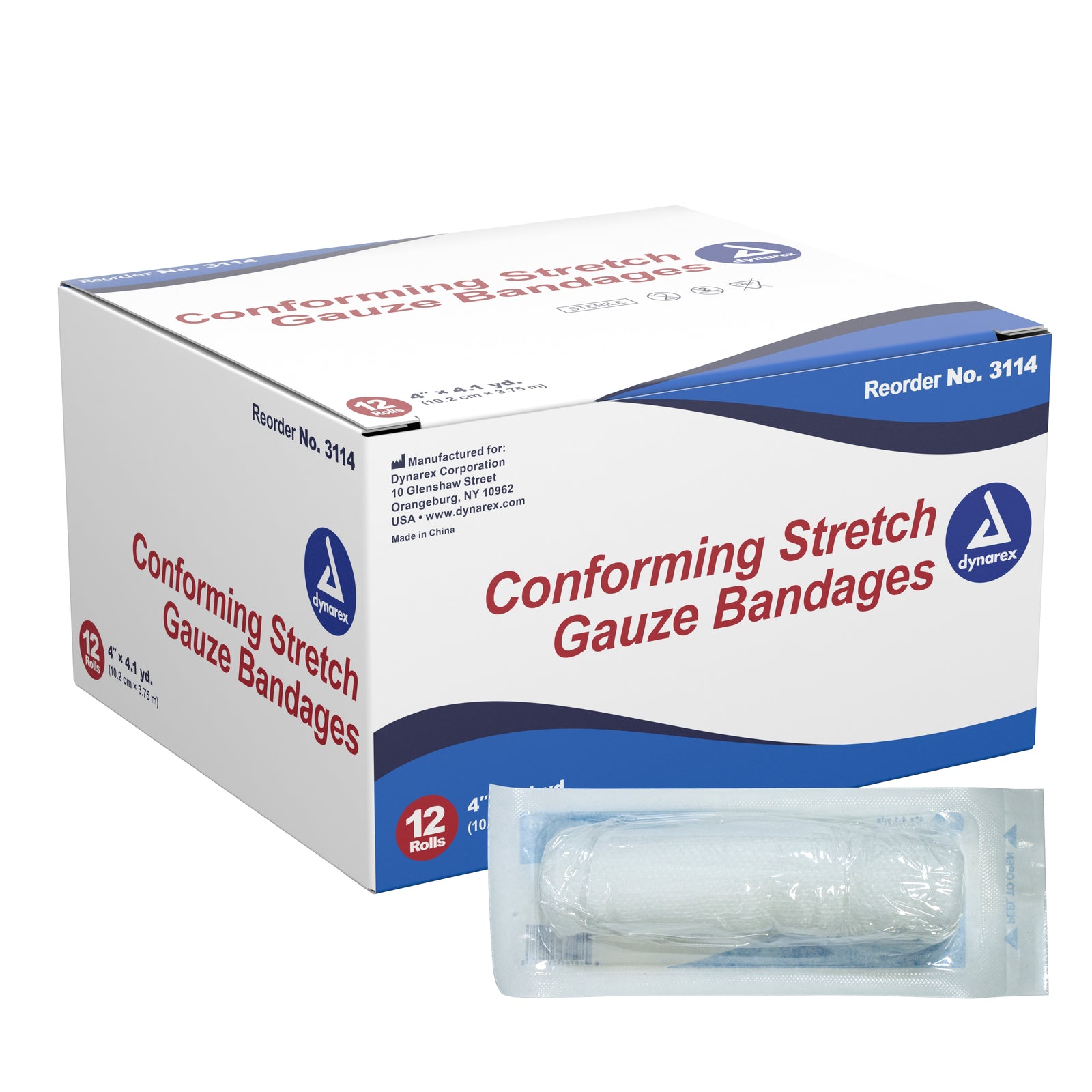 Dynarex Sterile Conforming Bandage