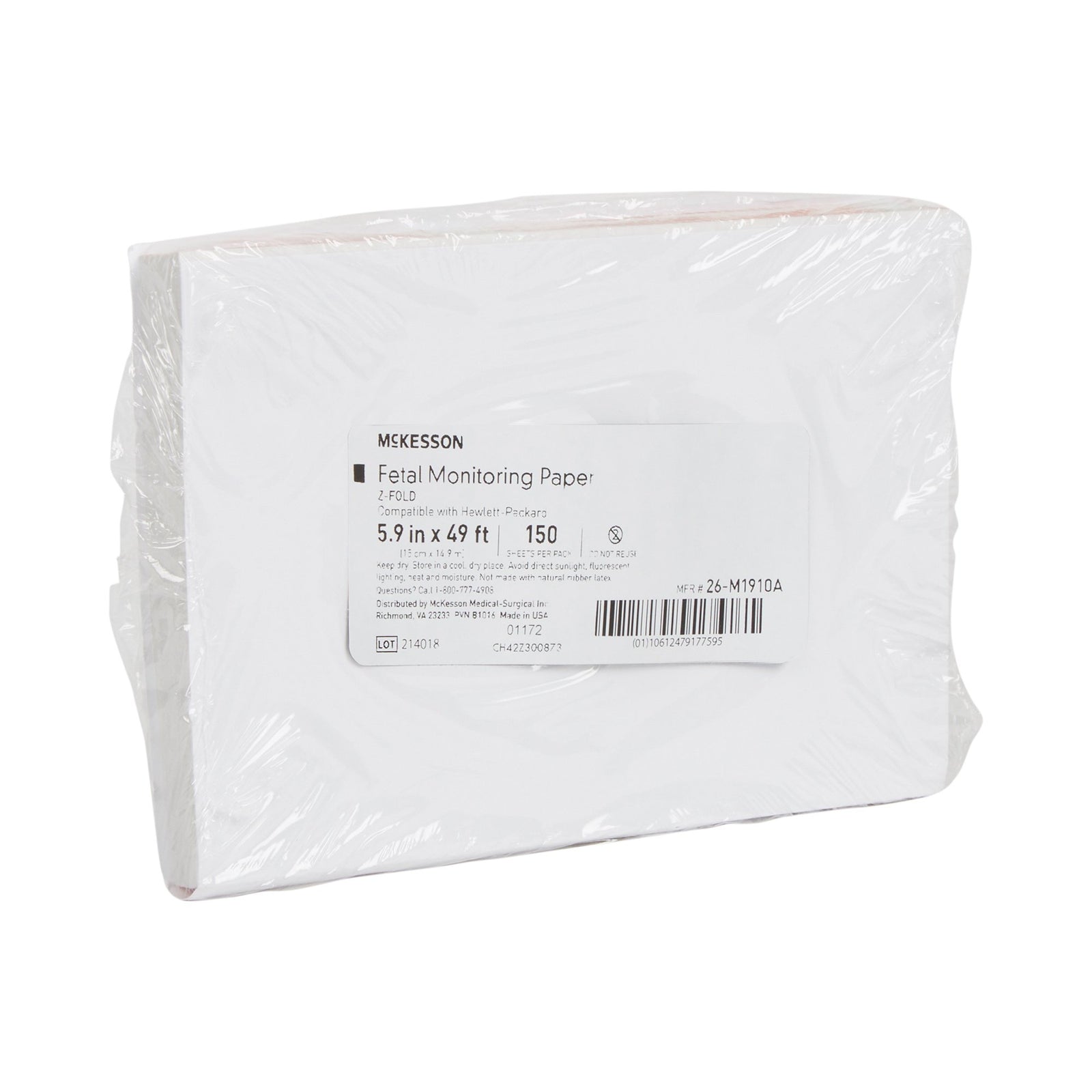 McKesson Fetal Diagnostic Monitor Recording Paper