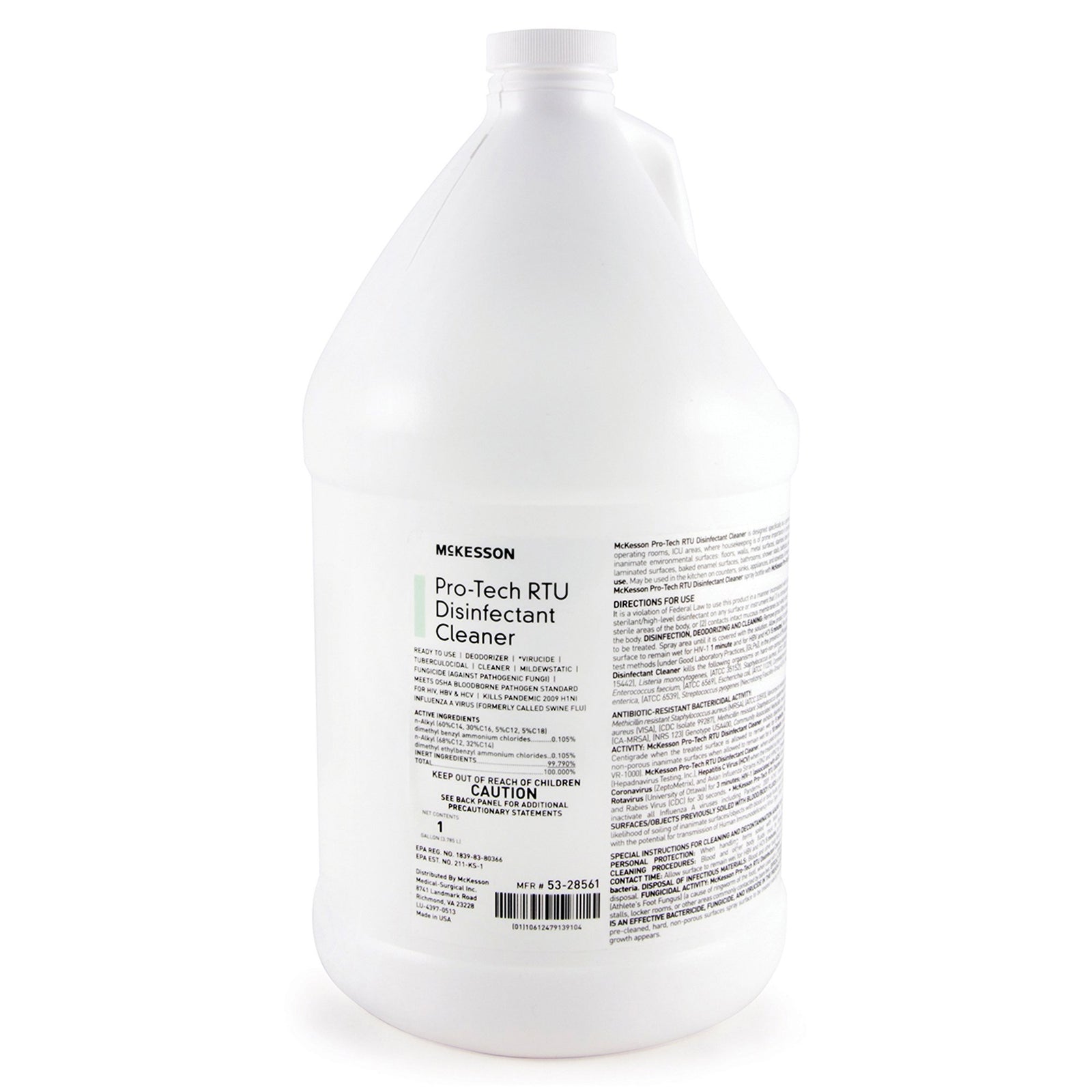 McKesson Pro-Tech Surface Disinfectant Cleaner Alcohol-Based Liquid
