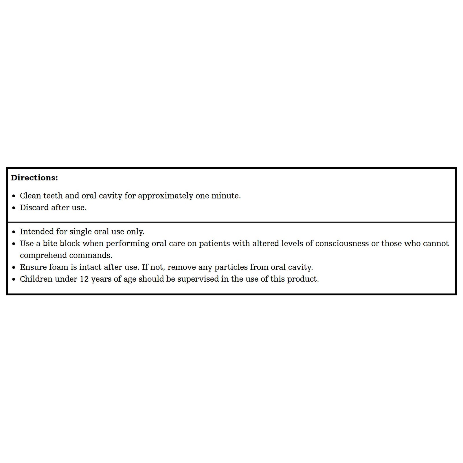 Toothette Oral Swabstick