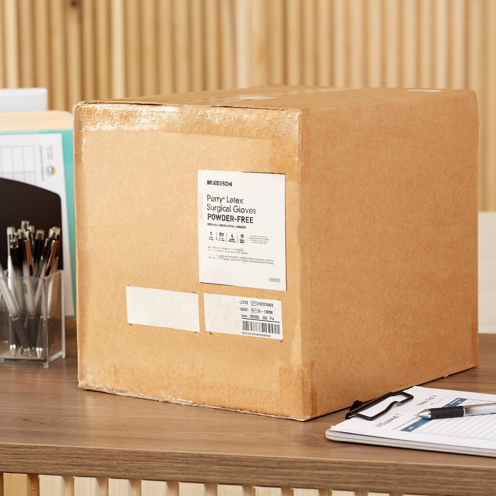 McKesson Perry Latex Standard Cuff Length Surgical Glove