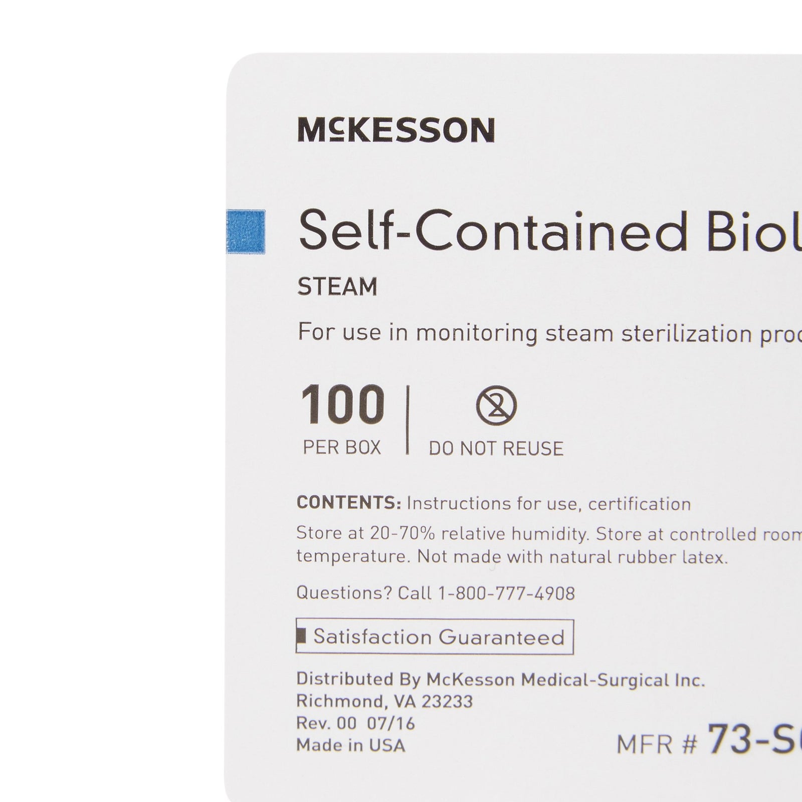 McKesson Sterilization Biological Indicator Vial