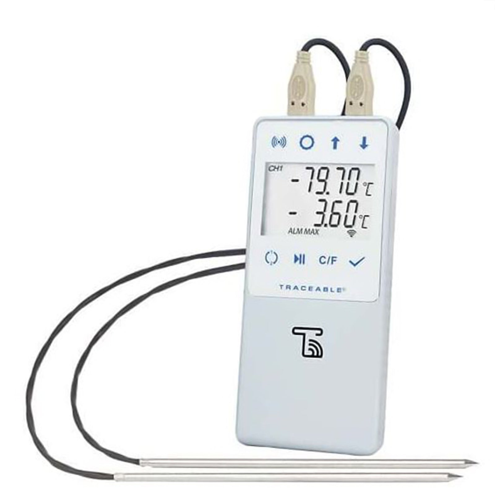 TraceableLIVE Ultra-Low Temperature Data Logger With Alarm