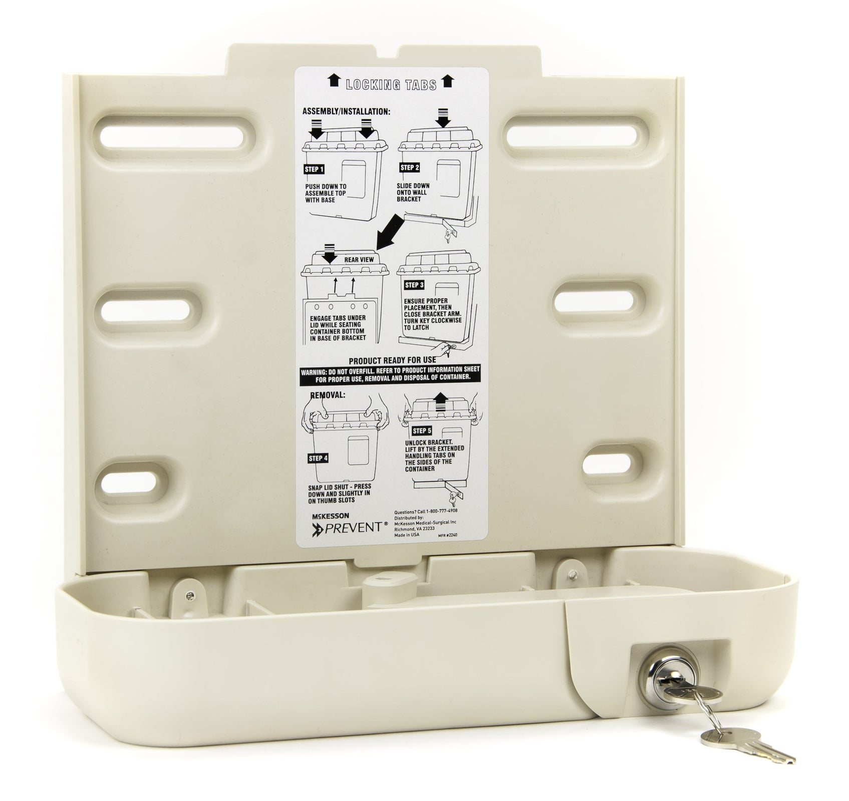 McKesson Prevent Sharps Container Bracket