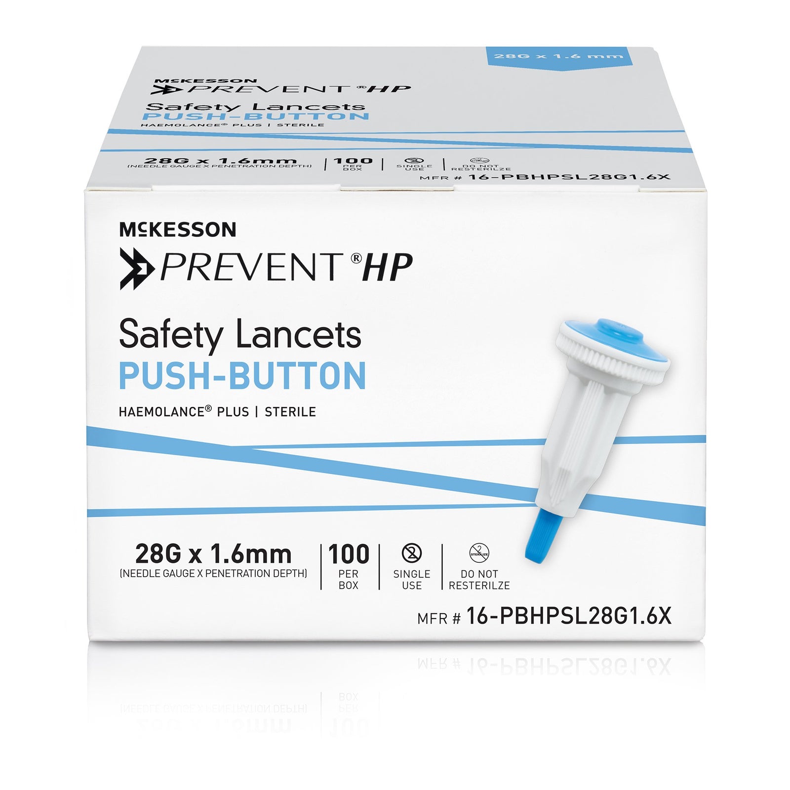 McKesson Prevent HP Push Button Safety Lancet