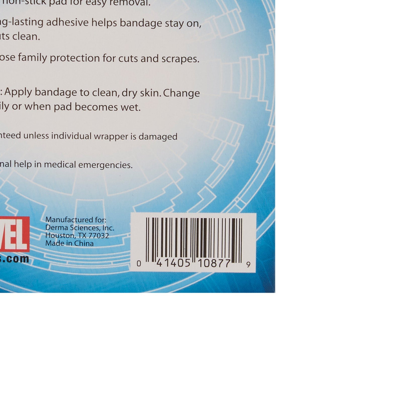 American White Cross Stat Strip Adhesive Strip