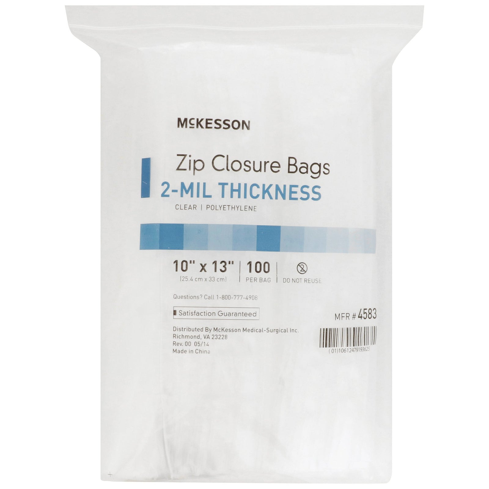 McKesson Reclosable Bag