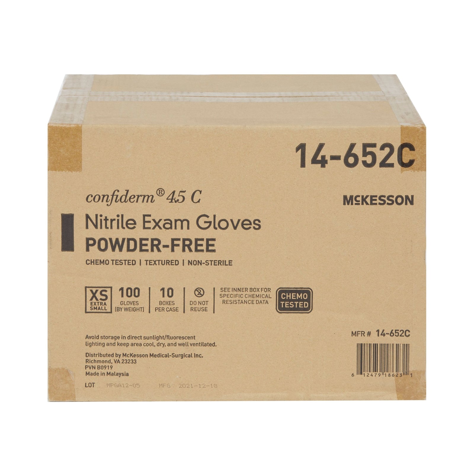 McKesson Confiderm 4.5C Nitrile Exam Glove
