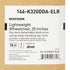 McKesson Lightweight Wheelchair Dual Axle (18" & 20" Seat Widths) w/ Swing-Away Footrest/Elevating Legrest, Black Upholstery, 300 lbs. Weight Capacity