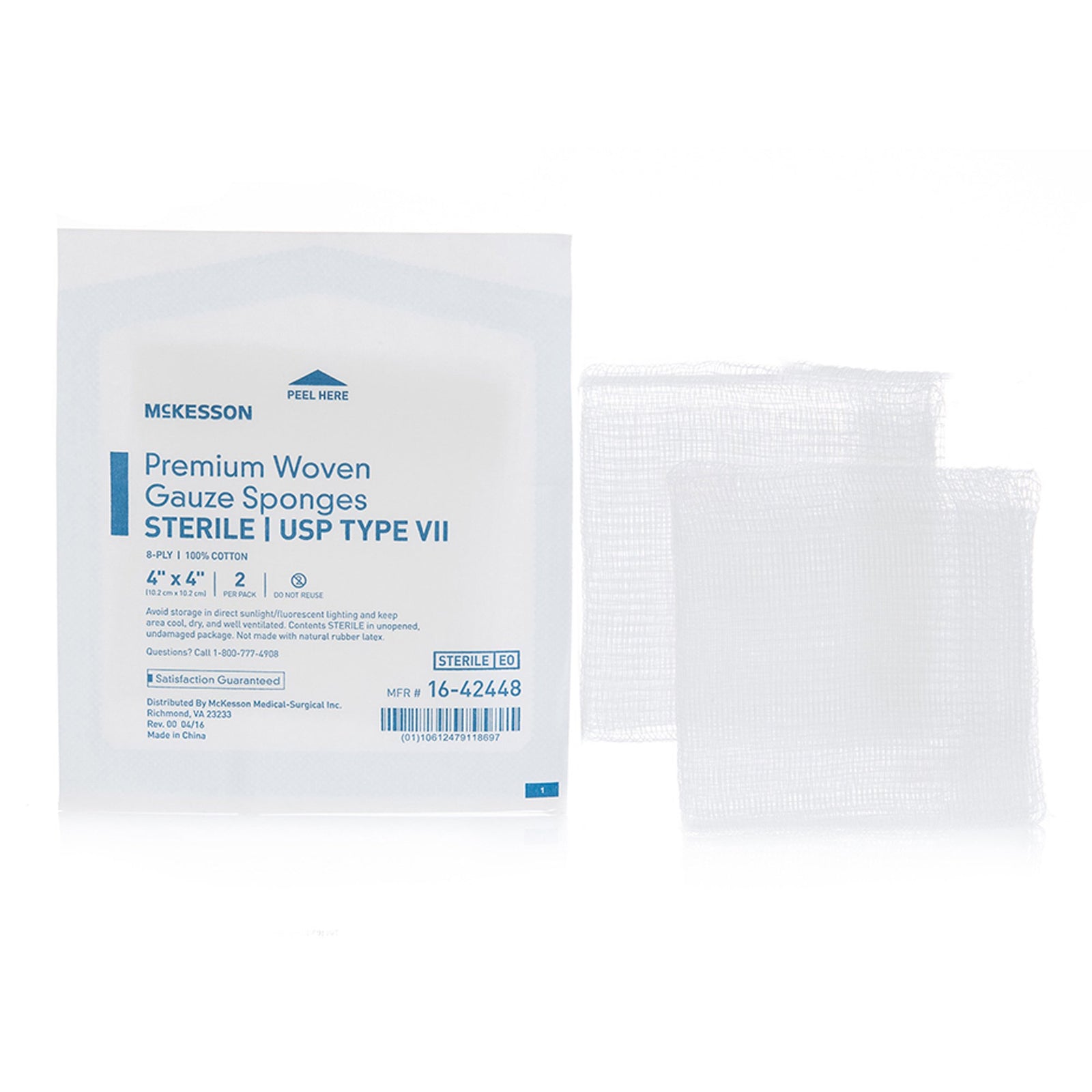 McKesson NonSterile USP Type VII Gauze Sponge